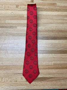Jardine Red Tie with School Seal
