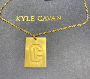 Kyle Cavan Custom Rectangle Necklace - Chaminade C