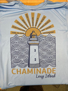 Blue Lighthouse Long Sleeve Vapor Apparel Board Shirt UPF 50