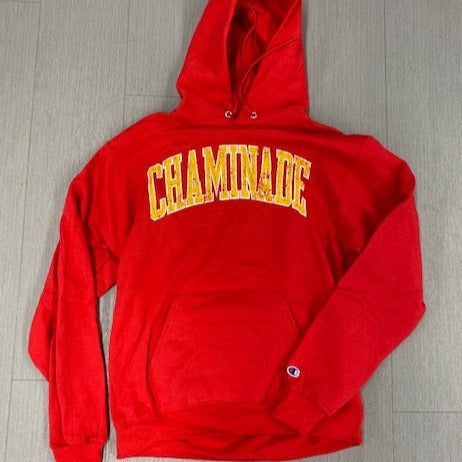 Champion Red Distressed Chaminade Hoodie