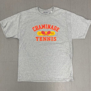 Champion - 1930 Pillbox over Tennis - Grey Tee Shirt
