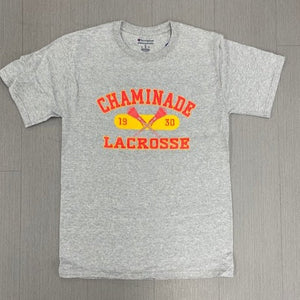 Champion - 1930 Pillbox over Lacrosse - Grey Tee Shirt
