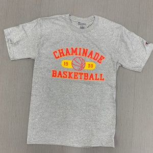 Champion - 1930 Pillbox over Basketball - Grey Tee Shirt