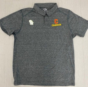 Legacy - Polo Shirt  Heather True Black- Recycled Material