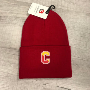Logofit - North Pole - Beanie - Knit Cuff Hat - Red