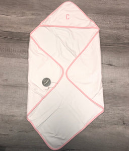 Pink Baby Blanket with "C" or Seal
