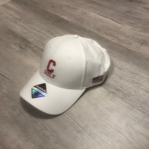 Pukka Golf Hat w/ C and Flag - White