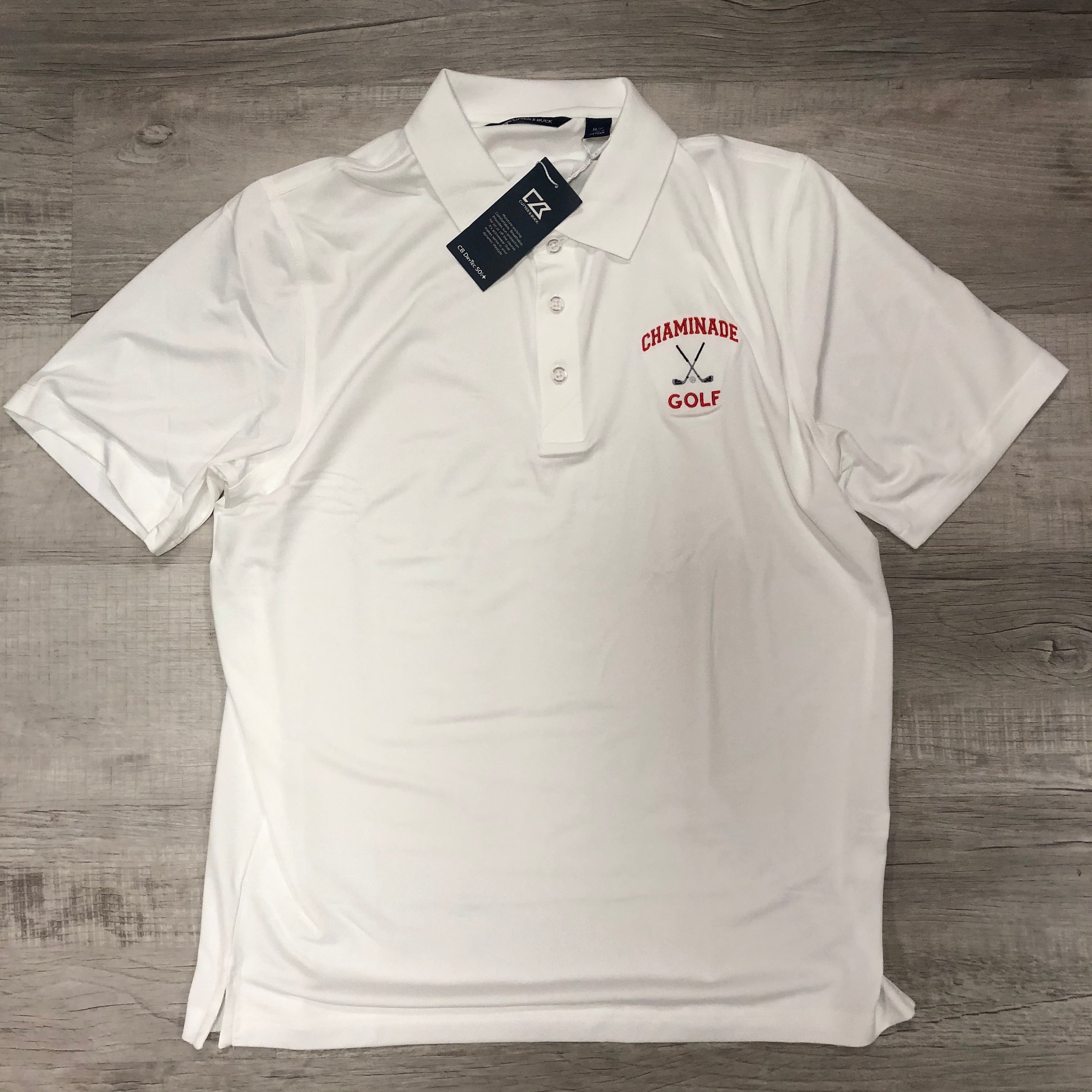 Cutter Buck Men's White Polo Golf MCK00107 – Chaminade High