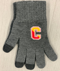 Logofit - Winter Texting Gloves- Grey