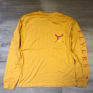 Legacy Crew Long Sleeve Gold T-Shirt **FINAL SALE** Large Only