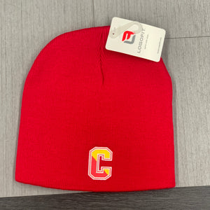 Logofit - Winter Hat Beanie - Split C- Red
