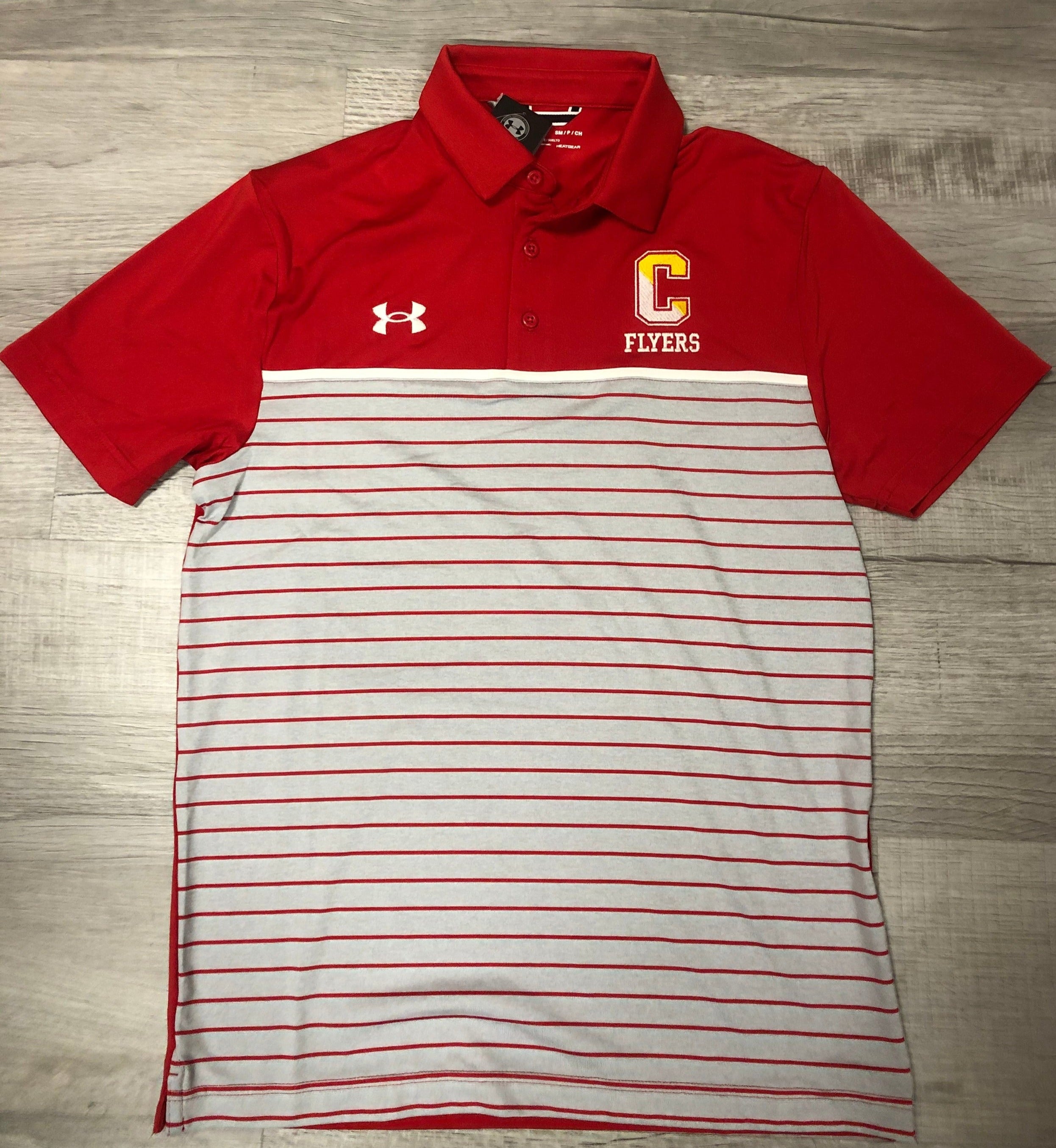 Under Armour Men's Mix Stripe Polo Shirt – Chaminade High School Store